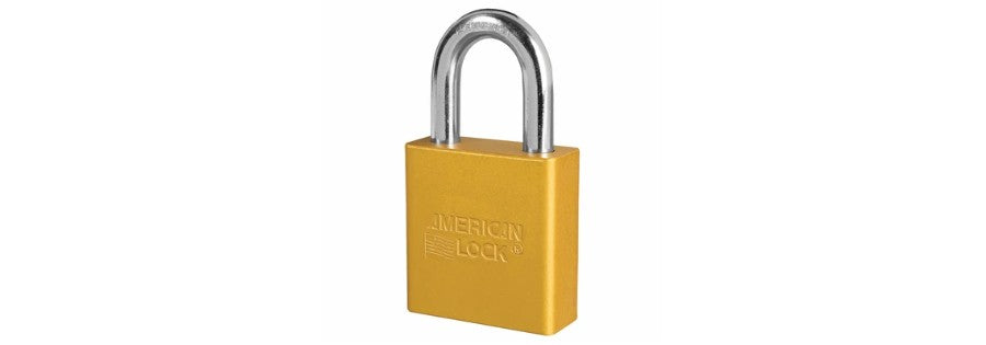 CANDADO ALUM. 1 3/4 AMARILLO (6EA)