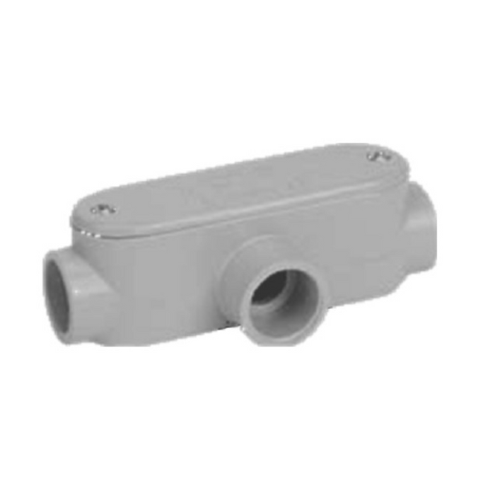 CONDULETO PVC TIPO T 1/2"