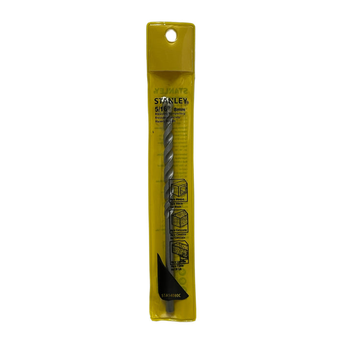 BARRENA PARA CEMENTO, 5/16" X 6" STANLEY, STA54080C