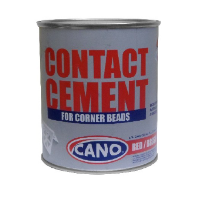 CANO CONTACT CEMENT CORNER BEADS 1 GL ROJO (4EA)