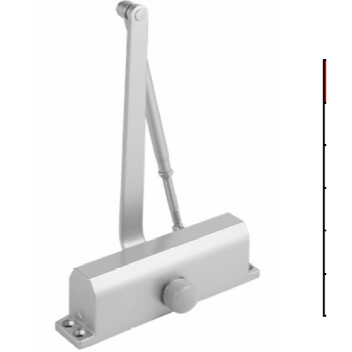 DOOR CLOSER #2 SILVER (10EA)