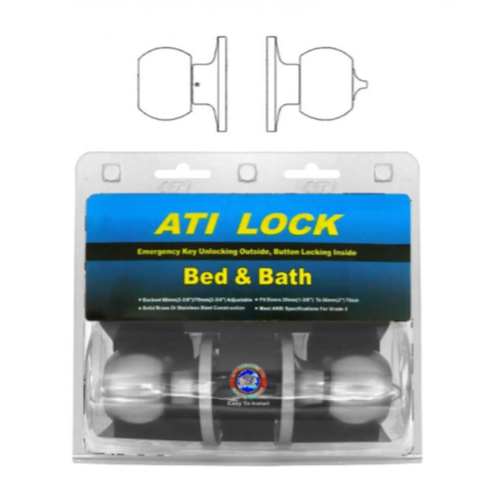 CERRADURA POMO PRIVACY P/B (6EA)