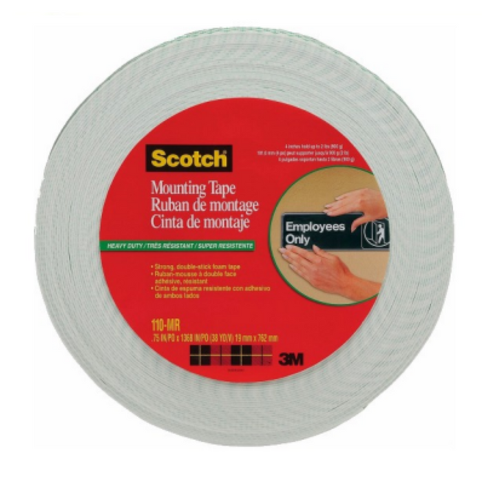 MOUNTING TAPE 3/4 X 38 YDS (6EA)