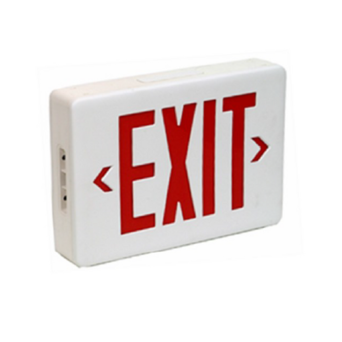 EXIT SIGN LED CON BATTERY BACK-UP (6EA)
