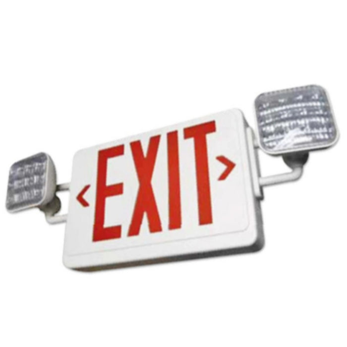EXIT SIGN & EMERGENCY LIGHT LED COMBO (6EA) INDOOR