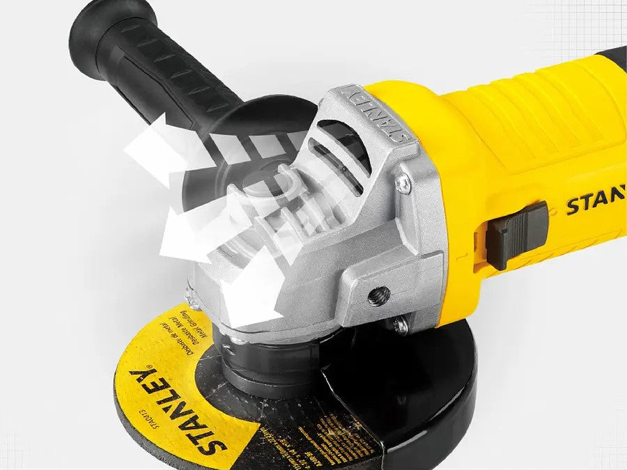 ESMERILADORA ANGULAR DE 4 1/2", 900W (12,000rpm), STANLEY, STGS9115