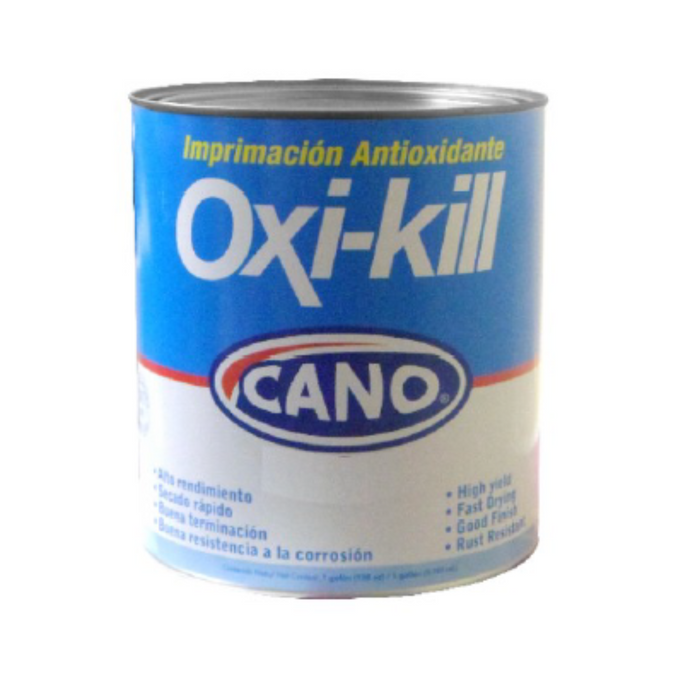 CANO PINTURA ANTIOXIDO 1/4 GL OXIKILL ROJO (12EA)