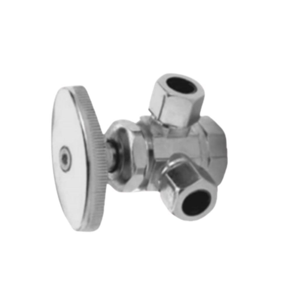 ANGULAR 1/2" ROSCA (DBL. SALIDA 3/8 COMP)