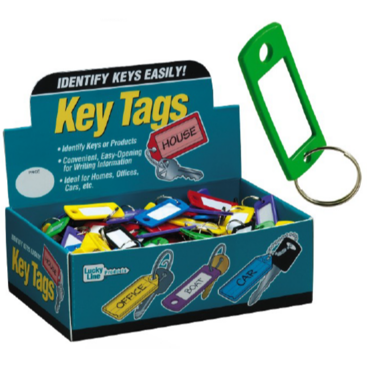 ID KEY TAG PLASTICO (200EA) — All Tools, Inc.